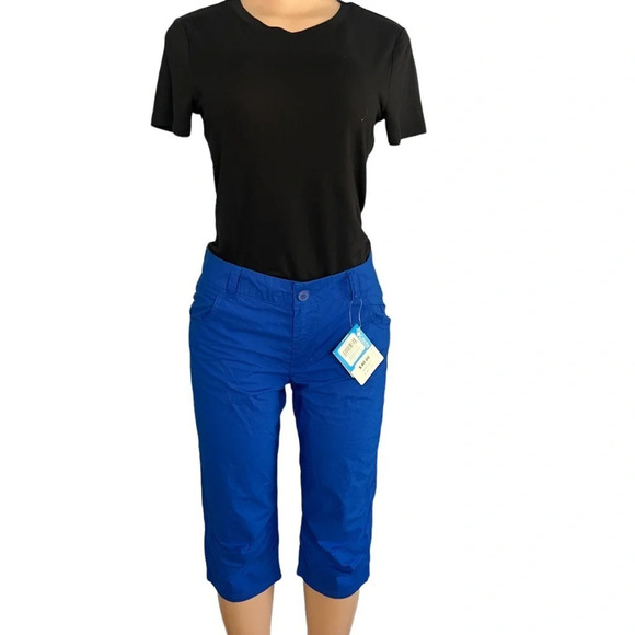 Columbia Blue Quial Hollow Capri Pants - Picture 3 of 10